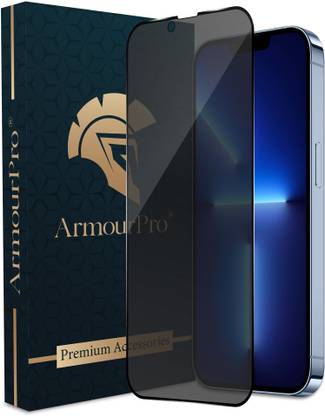 ArmourPro Edge To Edge Tempered Glass for Apple iPhone 13 Pro Max, Apple iPhone 14 Plus, Privacy Anti Spy Glass with Matte Finish