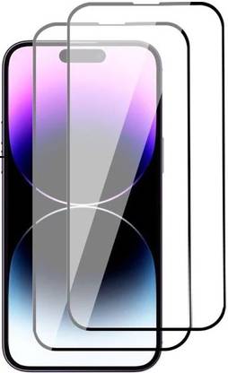 9H Edge To Edge Tempered Glass for Apple iPhone 15-| Tempered Glass Screen Protector Guard | Full Glue Curved Tempered Glass | Bubble Free Installation |