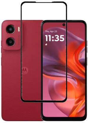 KMPERED Edge To Edge Tempered Glass for MOTOROLA g05, Moto G05, Motorola moto g05