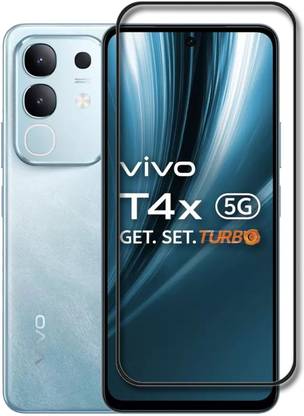 NKCASE Edge To Edge Tempered Glass for Vivo T4x 5G, Vivo T4X 5G