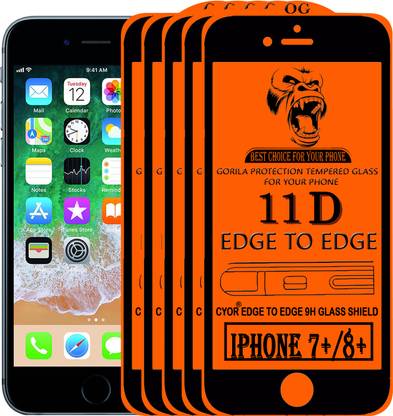 CYOR Edge To Edge Tempered Glass for Apple iPhone 8 Plus