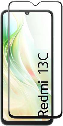 HIE POWER Edge To Edge Tempered Glass for Xiaomi Redmi 13C 5G [ Gorilla-Glass]