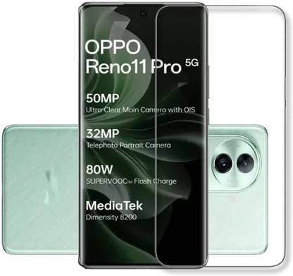 NSTAR Edge To Edge Tempered Glass for OPPO Reno 11 5G, OPPO Reno 11 Pro 5G, (UV)