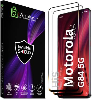 iWishKart Edge To Edge Tempered Glass for MOTOROLA g84 5G, MOTOROLA Moto g84, MOTOROLA Moto g84 5G, MOTOROLA g 84, Military grade Edge to Edge gorilla glass