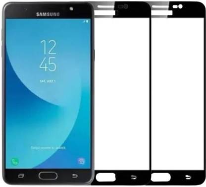 VILLA Edge To Edge Tempered Glass for Samsung Galaxy J7 Max, OG Tempered Glass