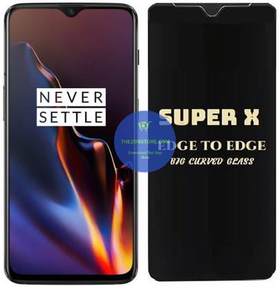 Resolute Edge To Edge Tempered Glass for OnePlus 6T, Super X Edge Glass, Super X Tempered Glass, Super X Screen Protector