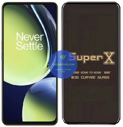 Resolute Edge To Edge Tempered Glass for Oneplus Nord CE 3 lite 5G, Super X Edge Glass, Super X Tempered Glass, Super X Screen Protector