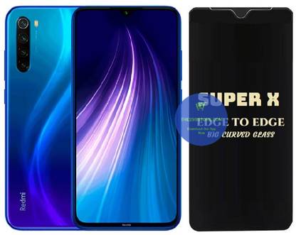 Crunk Edge To Edge Tempered Glass for Xiaomi Redmi Note 8, Super X Edge Glass, Super X Tempered Glass, Super X Screen Protector