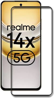 NSTAR Edge To Edge Tempered Glass for Realme 14x 5G