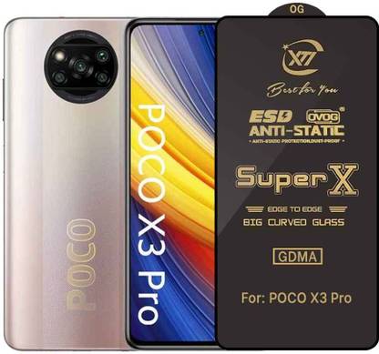 GDMA Edge To Edge Tempered Glass for POCO X3 PRO