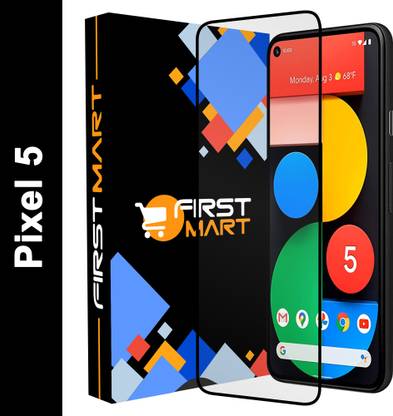 FIRST MART Edge To Edge Tempered Glass for Google Pixel 5, Google 5, Pixel 5