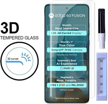 g rhino Edge To Edge Tempered Glass for MOTO EDGE 60 FUSION