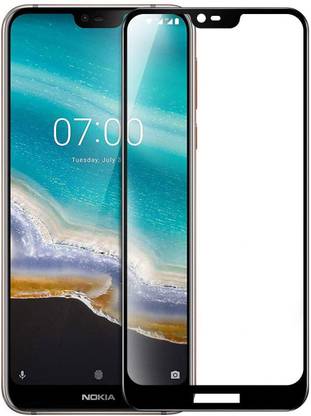 1DOLLAR Edge To Edge Tempered Glass for Nokia 7.1-Full Hd Quality Gorilla Glass Full Hd Quality