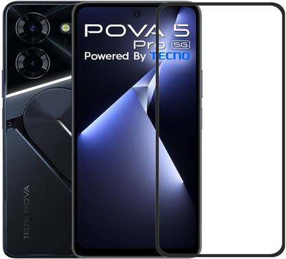 INFINITYWORLD Edge To Edge Tempered Glass for Tecno Pova 5 Pro 5G