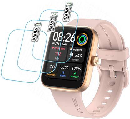 FLYSRPECK Edge To Edge Tempered Glass for NoiseColorFit Caliber Go