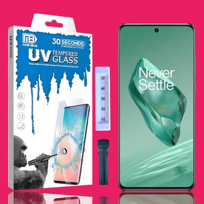 KadWaniya Edge To Edge Tempered Glass for Oneplus 12 5G, 1+12 5G , Meibo Series 3D Curved (30 Seconds Quick Paste) High Quality UV Liquide Glue Glass with Easy Installation Kit-07