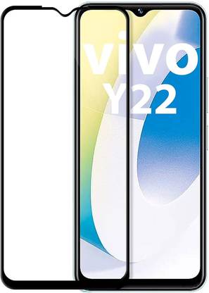 S-Softline Edge To Edge Tempered Glass for Vivo Y22, Hammer Proof, Dustproof
