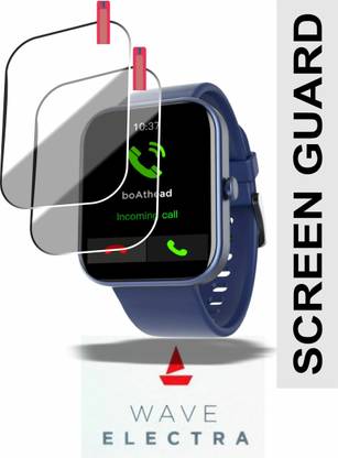 KANCHA Edge To Edge Tempered Glass for BOAT WAVE ELECTRA SMARTWATCH