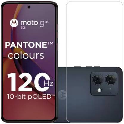 ECMERED Edge To Edge Tempered Glass for MOTOROLA g84 5G, MOTOROLA g84, moto g84, moto g84 5g