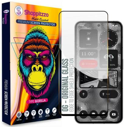 Shoppitzzo Edge To Edge Tempered Glass for Nothing Phone 2 (6.7 Inch)