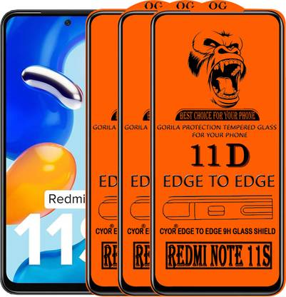 CYOR Edge To Edge Tempered Glass for REDMI NOTE 11S
