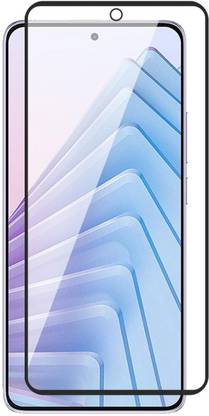 ShieldTech Edge To Edge Tempered Glass for Redmi Note 14 5G Premium Screen Guard - Screen Protector for Redmi Note 14 5G (Black)