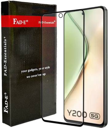 FAD-E Edge To Edge Tempered Glass for Vivo Y200 5G, Vivo Y200
