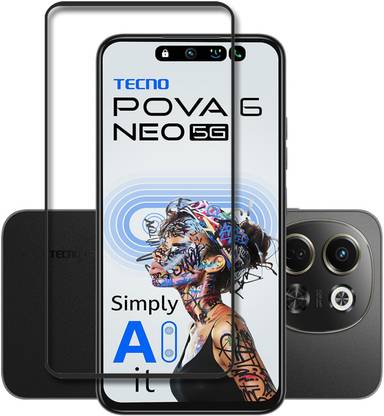 NKCASE Edge To Edge Tempered Glass for Tecno Pova 6 Neo, Tecno Pova 6 Neo 5G