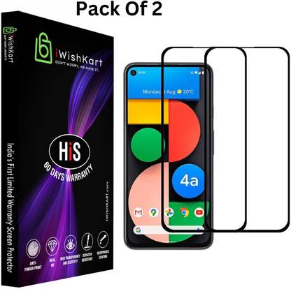 iWishKart Edge To Edge Tempered Glass for Google Pixel 4A