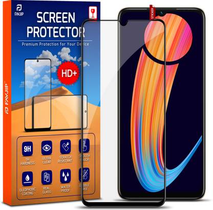 FAVJIP Edge To Edge Tempered Glass for Infinix Hot 30i
