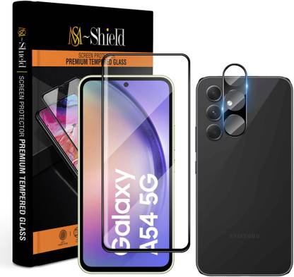 MS-Shield Edge To Edge Tempered Glass for Samsung Galaxy A54 5G, With Camera Lens Protector