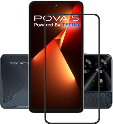 NKCASE Edge To Edge Tempered Glass for TECNO Pova 5, Tecno Pova 5