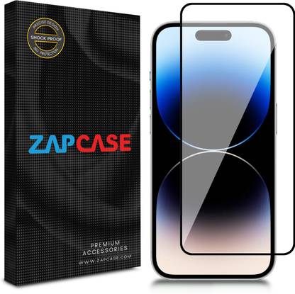 Zapcase Edge To Edge Tempered Glass for Apple iPhone 16 Pro Max
