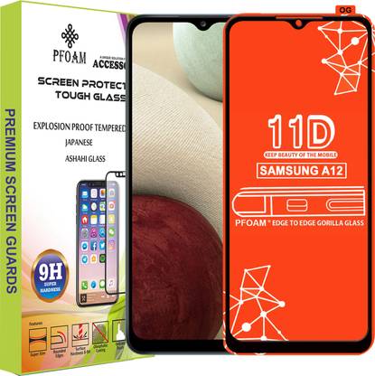PFOAM Edge To Edge Tempered Glass for SAMSUNG GALAXY A12