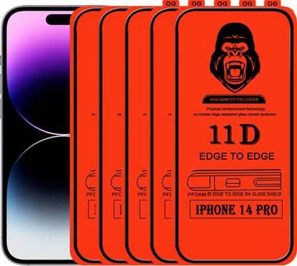 Laxdom Edge To Edge Tempered Glass for APPLE IPHONE 14 PRO