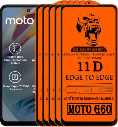 CYOR Edge To Edge Tempered Glass for MOTO G60
