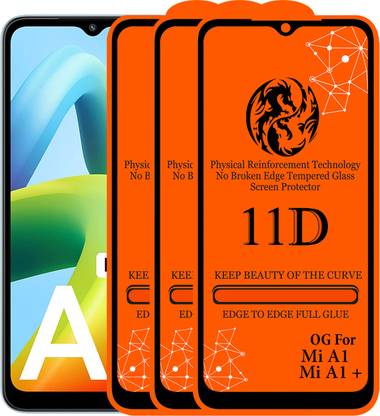 Ascensify Edge To Edge Tempered Glass for Mi A1 Plus