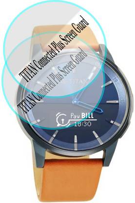 Levoti Front and Back Tempered Glass for YU TITAN Connected Plus Hybrid Smartwatch 44mm
