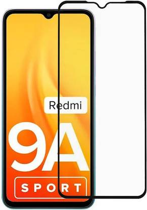 1DOLLAR Edge To Edge Tempered Glass for Xiaomi Redmi 9A Sport-Gorilla Glass with Curved Edges and 9H Hardness