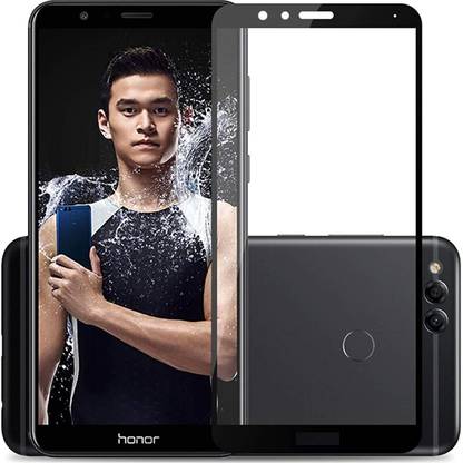 NaturalBuy Edge To Edge Tempered Glass for Huawei Honor 7X-Advanced HD+ Screen Protector With Installation Kit. Full Screen Coverage