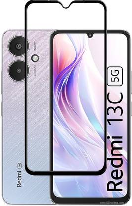 NKCASE Edge To Edge Tempered Glass for REDMI 13c 5G, Redmi 13c 5G