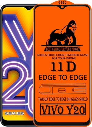 TWIGLO Edge To Edge Tempered Glass for VIVO Y20