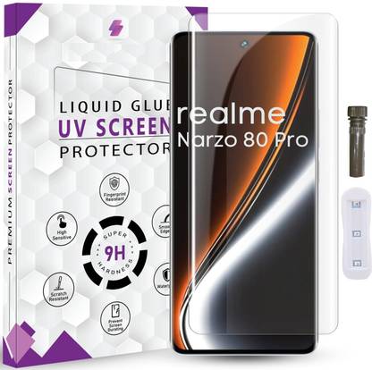 GDBUY Edge To Edge Tempered Glass for RealMe Narzo 80 Pro 5G, Realme Narzo 80 Pro 5G