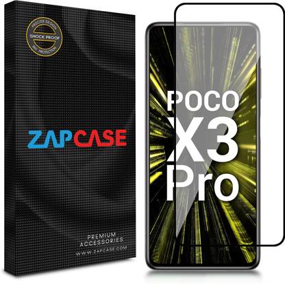 Zapcase Edge To Edge Tempered Glass for POCO X3 Pro