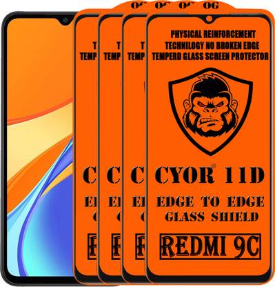 CYOR Edge To Edge Tempered Glass for REDMI 9C