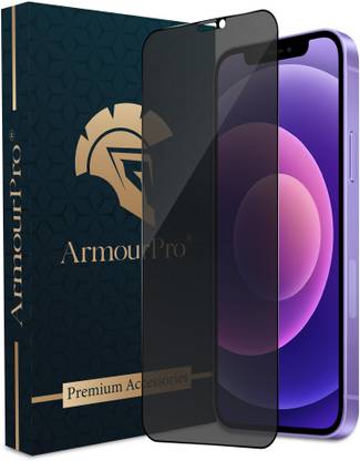 ArmourPro Edge To Edge Tempered Glass for iPhone 12 Mini, Apple iPhone 12 Mini, Apple 12 Mini, Privacy Anti Spy Glass with Matte Finish