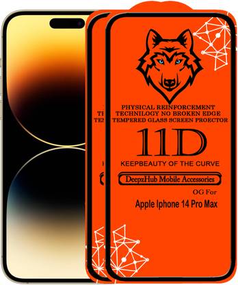 CRodible Edge To Edge Tempered Glass for iPhone 14 Pro Max