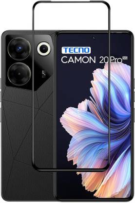 EITANSHA CREATION Edge To Edge Tempered Glass for Tecno Camon 20 Pro
