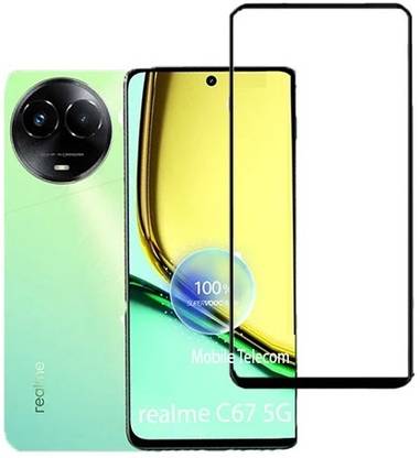S-Line Edge To Edge Tempered Glass for realme C67 5G, Exclusive Anti-Scratch & Smudge Proof