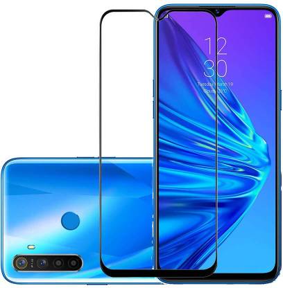 NaturalBuy Edge To Edge Tempered Glass for Realme 5s-Screen Protector Full HD Quality Tempered Glass Anti-Scratch Edge to Edge Coverage with Easy Installation Kit